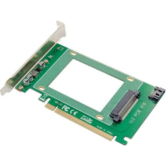 Scheda di Rete InLine 76619J PCIe 3.0 U.2 NVMe SATA Alta Velocita Low Profile