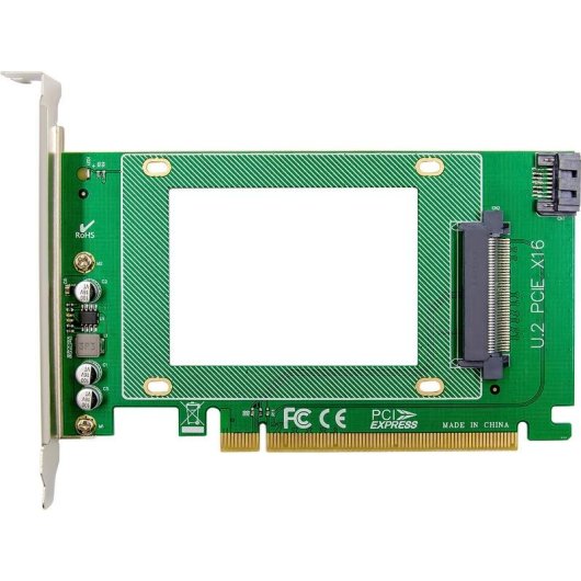 Scheda di Rete InLine 76619J PCIe 3.0 U.2 NVMe SATA Alta Velocita Low Profile
