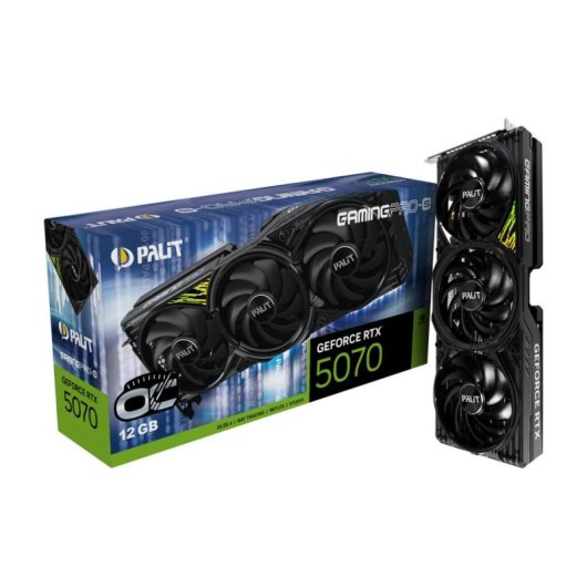 Carte Graphique XpertVision GeForce RTX 5070 GamingPro-S OC 12GB GDDR7 Reflex 2 RTX AI DLSS4