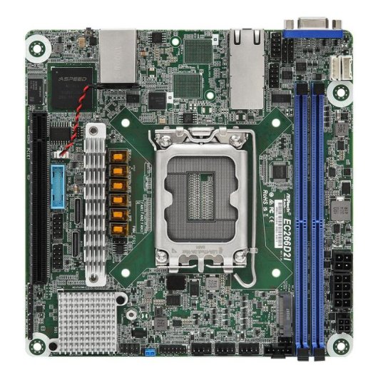 Carte mère AsRock EC266D2I Intel C266 LGA1700 DDR5 Mini ITX RAID