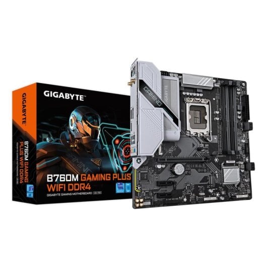 Motherboard Gigabyte B760M GAMING PLUS WIFI Intel B760 LGA1700 DDR4 Micro-ATX WiFi 6