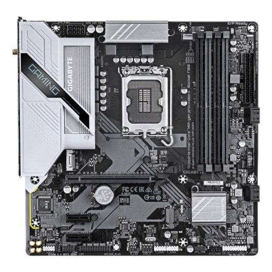 Motherboard Gigabyte B760M GAMING PLUS WIFI DDR4 Intel B760 LGA1700 Micro-ATX WiFi 6