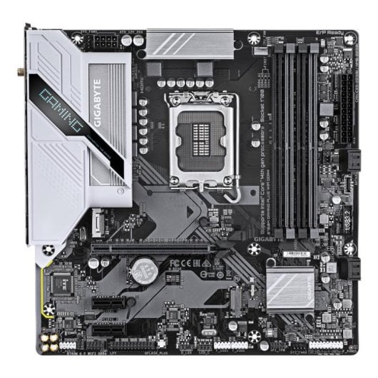 Motherboard Gigabyte B760M GAMING PLUS WIFI DDR4 Intel B760 LGA1700 Micro-ATX WiFi 6