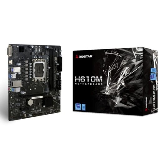 Motherboard Biostar H610MHD D5 H610 LGA 1700 DDR5 Micro ATX ohne WiFi