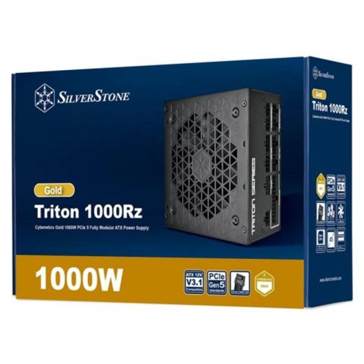 Fuente de Alimentación Silverstone Triton 1000Rz 1000W 89% Eficiencia activa