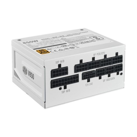 Fuente de Alimentación Cooler Master V SFX Gold 850W 80 PLUS Gold modulaire blanche
