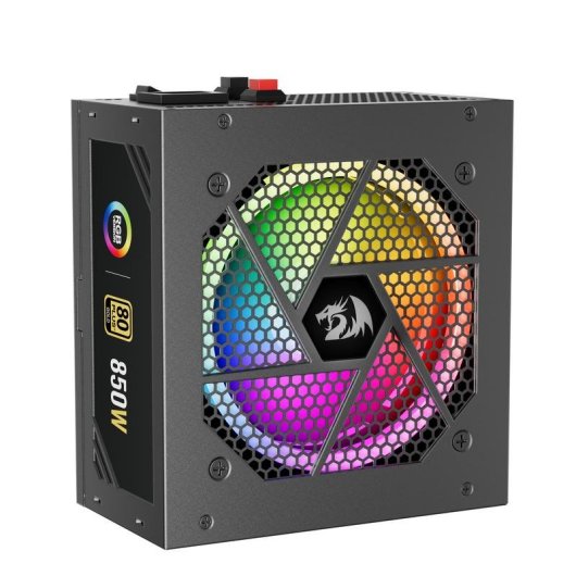 Fuente de Alimentación Redragon GC-PS007-1-V2 850W 80 Plus Gold RGB