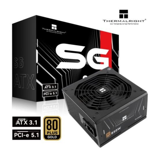 Fuente de Alimentación Thermalright SG-850 850W Certificación 80 PLUS Gold modular