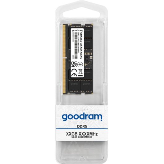 Memória RAM GoodRam GR00C5-64L52S 32GB 2x16GB DDR5 6400MHz CL52 Preto SO-DIMM