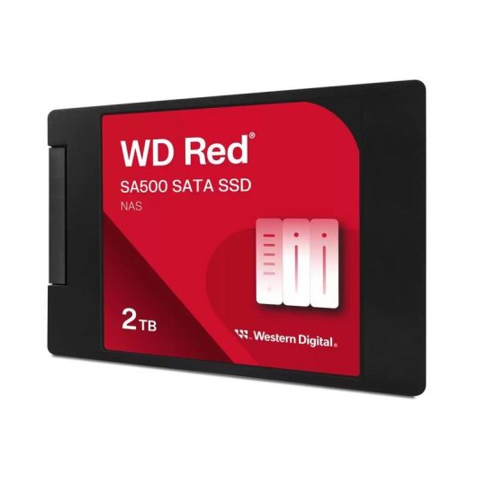 Disco Duro interno WD 2TB SATA 2.5" Red SA500 SSD para NAS con 3D NAND