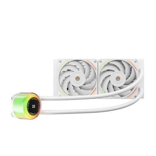 Refrigeración Líquida 1stplayer CC-240-WH 240mm 2 Ventiladores Blanco RGB