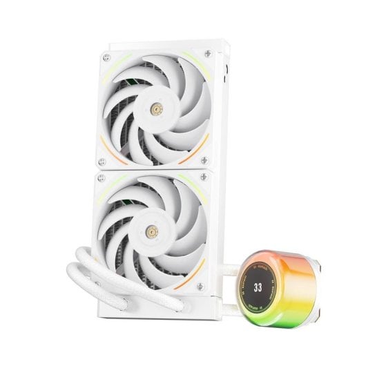 Refrigeración Líquida 1stplayer CC-240-WH 240mm 2 Ventiladores Blanco RGB