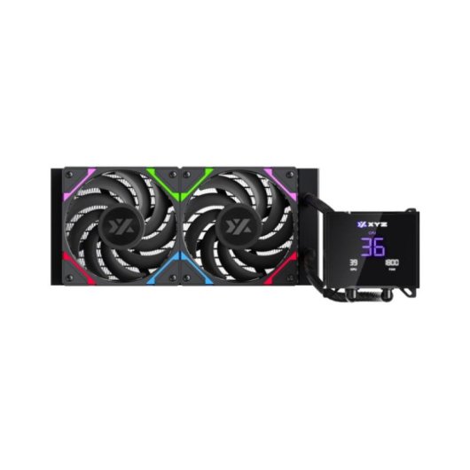 Refrigeración Líquida xyz HYDROTEMP 240mm 2 Ventilateurs Vortex PRO A-RGB LCD