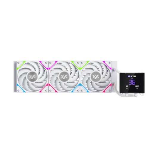 Refroidissement liquide xyz HYDROTEMP 360mm LCD 3 ventilateurs Vortex PRO A-RGB ultra-silencieux