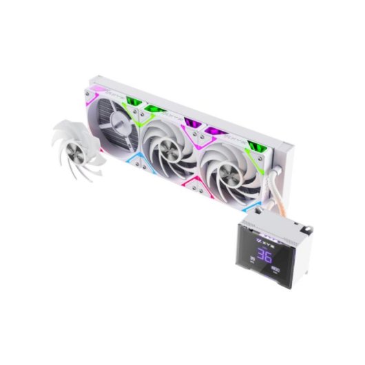 Refroidissement liquide xyz HYDROTEMP 360mm LCD 3 ventilateurs Vortex PRO A-RGB ultra-silencieux