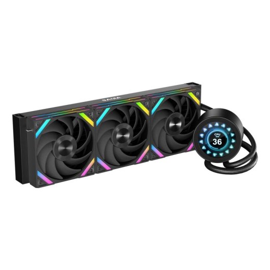 Refrigeração Líquida Sama Gears Q70 360mm 3 Ventoinhas LED Preto