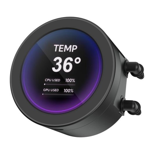Refrigeração Líquida Sama Gears Q70 360mm 3 Ventoinhas LED Preto