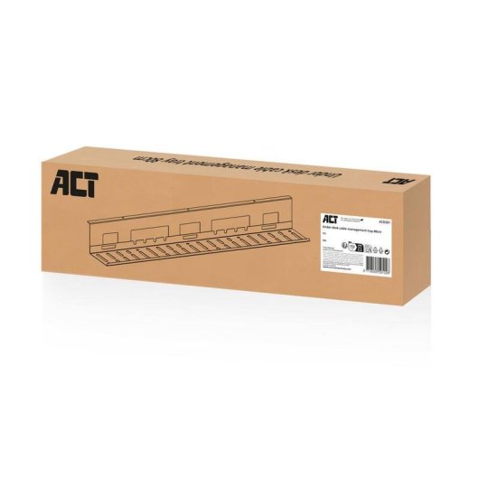 Bandeja portacables ACT AC8381 Acero Negro 800 mm