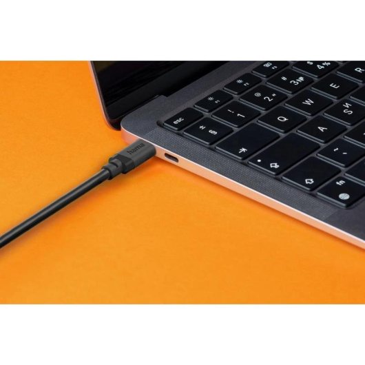 Câble Hama 0,75 m USB A vers USB C 3.2 Gen 1 5 Gbit/s Noir