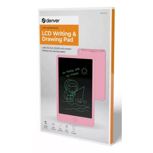 Tavoletta grafica Denver LWT-10510ROMK2 10.5" LCD Rosa Wireless e Cablata