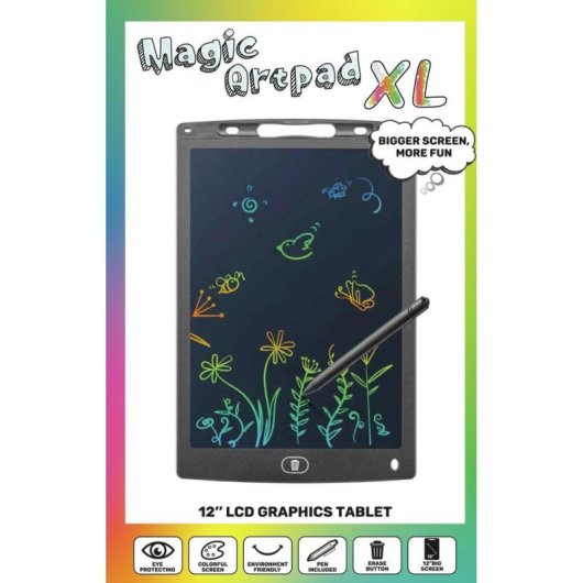 Tablet Gráfica Cellularline Tech Pop 12" Sem Fios com Caneta Preta