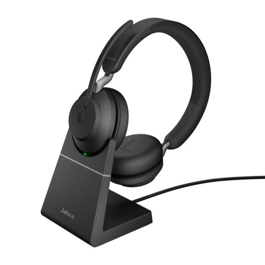 Auriculaires Jabra Evolve2 65 sans fil Bluetooth USB-C Bureau Microphone Noir