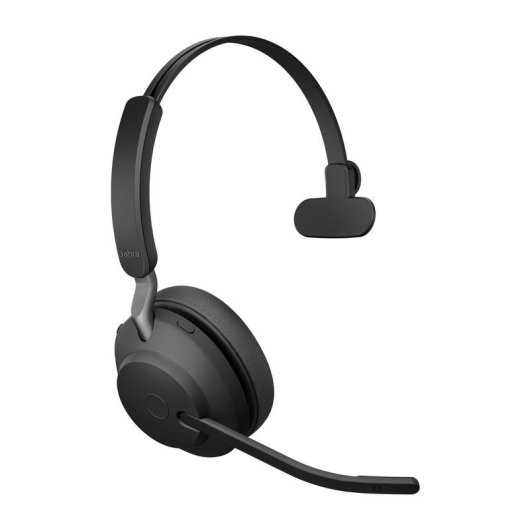 Auriculaires Jabra Evolve2 65 sans fil Bluetooth pour bureau avec micro et étui noir