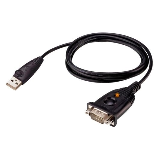 Adaptador USB a RS-232 Aten UC232AF Negro 1.2 m USB tipo A DB-9