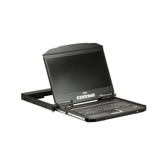 Consola KVM LCD Aten CL3700 18.5" HDMI USB de un solo raíl