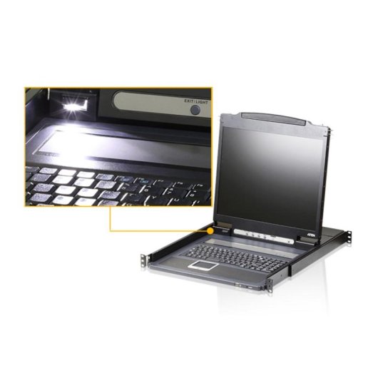 Console KVM Aten CL3000N 19 pollici LCD 1280x1024 Alluminio 1U