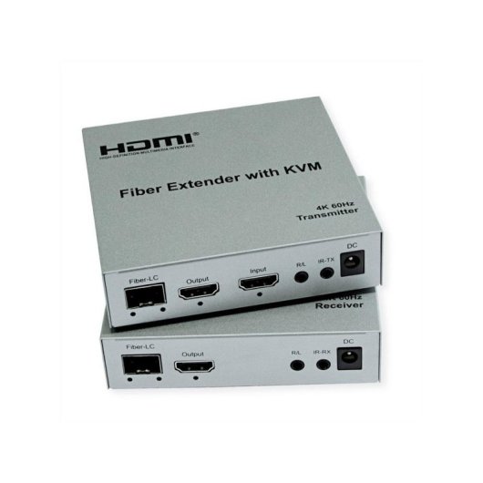 Extenseur KVM Roline 14.01.3363 4K 60 Hz 20 km Fibre HDMI USB