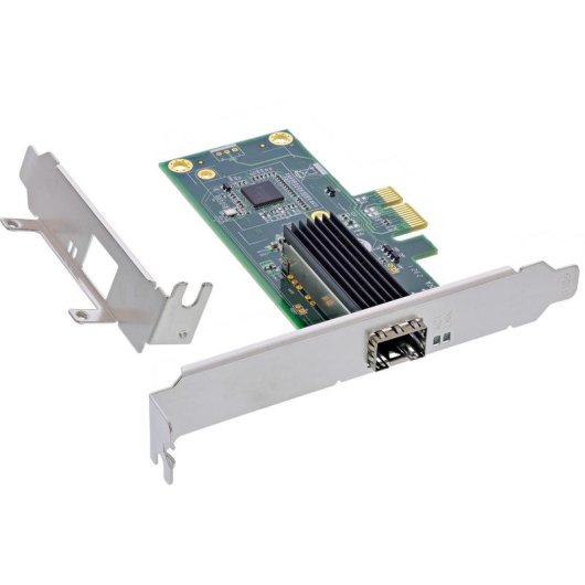 Tarjeta de Red InLine 51129A PCI Express x1 SFP 1 Gbit/s Low Profile