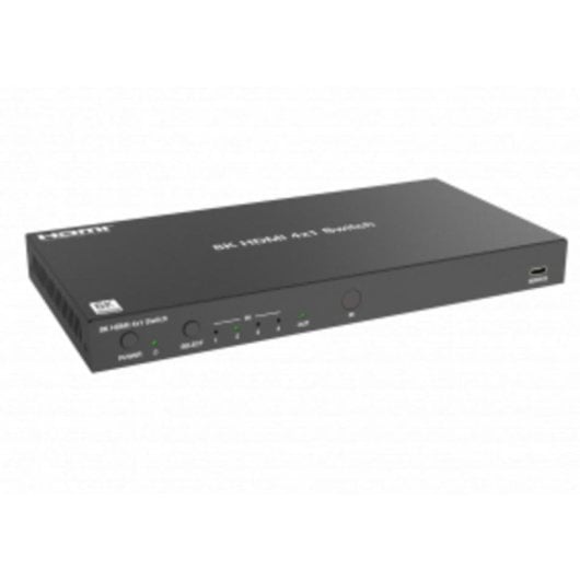 Commutateur Tesca SW4-8K HDMI 48 Gbit/s Noir HDMI 2.1