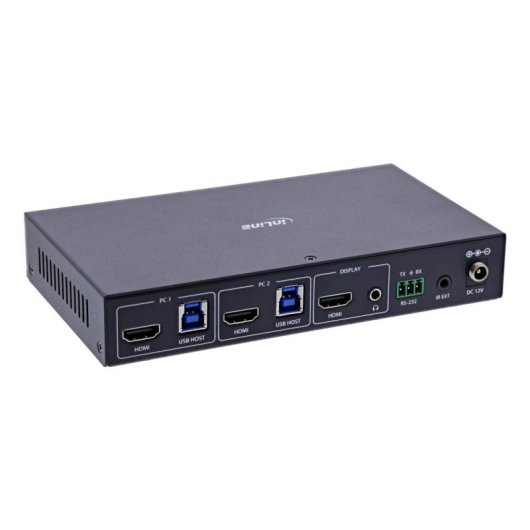 Interruptor KVM InLine 57885C 8K Ultra HD Montaje en Rack