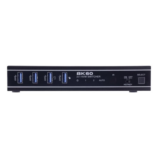 Interruptor KVM InLine 57885C 8K Ultra HD Montaje en Rack