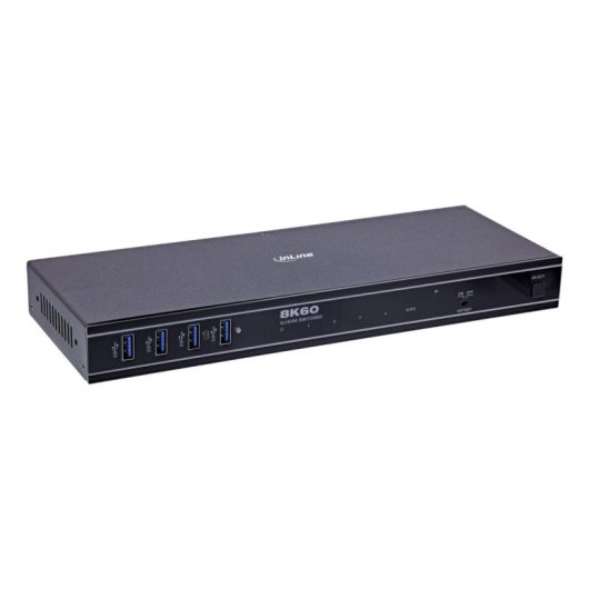 Interruptor KVM InLine 57885D 8K Ultra HD Montaje en Rack
