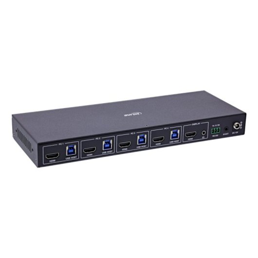 Interruptor KVM InLine 57885D 8K Ultra HD Montaje en Rack