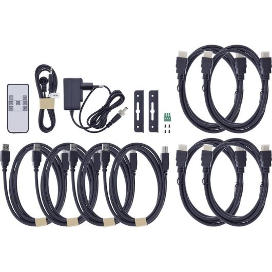 Interruptor KVM InLine 57885D 8K Ultra HD Montaje en Rack