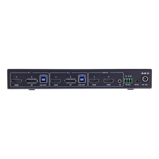 Interruptor KVM InLine 57885G 4K Ultra HD 2 PC Montaje en Rack