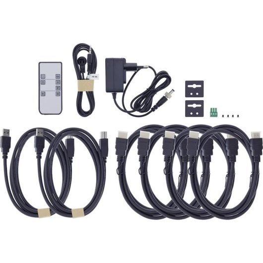 Interruptor KVM InLine 57885F 4K Ultra HD Montaje en rack