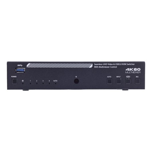 Interruptor KVM InLine 57885I 4K Ultra HD Montaje en Rack