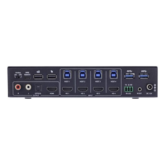 Interruptor KVM InLine 57885I 4K Ultra HD Montaje en Rack