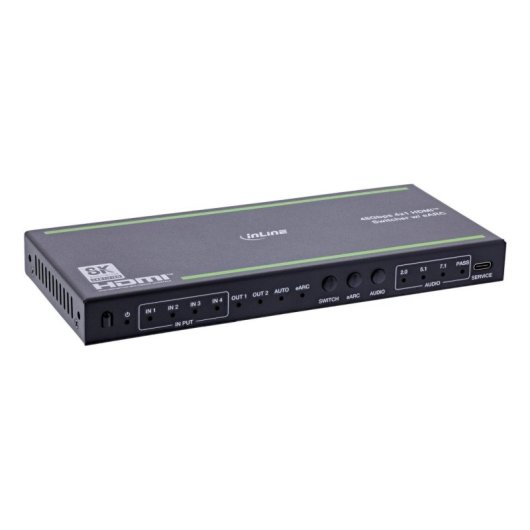 Conmutador HDMI InLine 57885A 6 Puertos HDMI 2.1 8K
