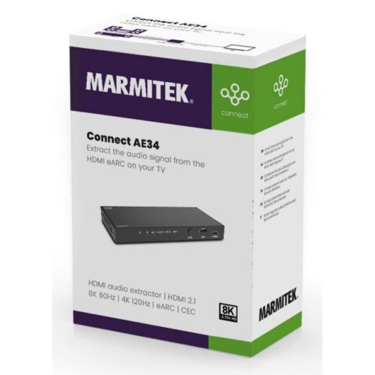 Extractor audio HDMI Marmitek Connect AE34 8K eARC