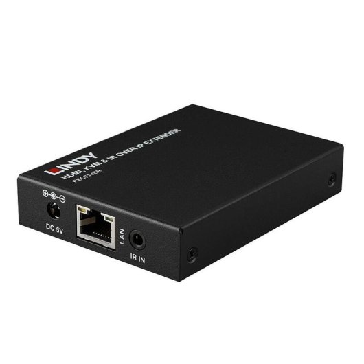 KVM Extender Lindy 39321 HDMI USB 150 m Cat6 Schwarz Metall