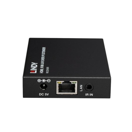 KVM Extender Lindy 39321 HDMI USB 150 m Cat6 Schwarz Metall