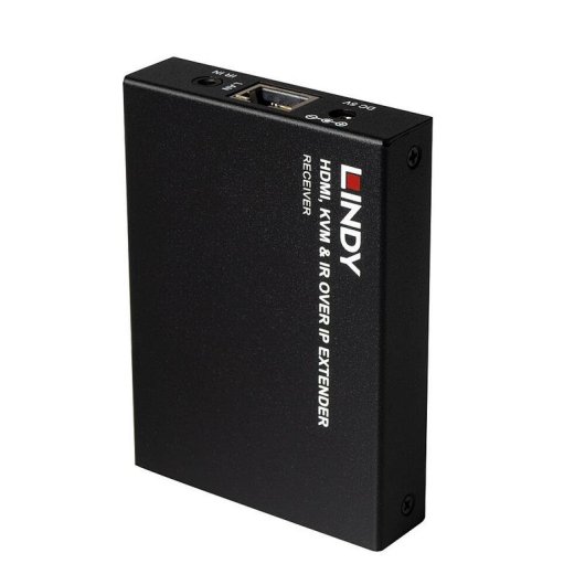 KVM Extender Lindy 39321 HDMI USB 150 m Cat6 Schwarz Metall