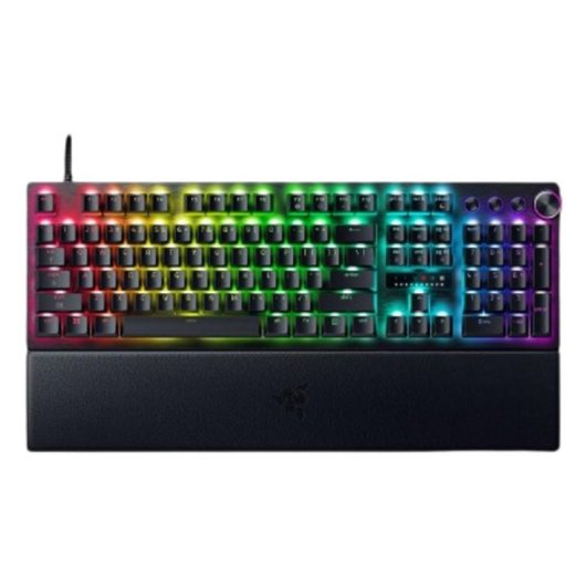 Teclado Razer Huntsman V3 Pro mecánico completo con switches optomecánicos y RGB