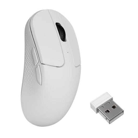 Ratón Keychron M3 Mini RF Wireless Bluetooth USB-C 30000 DPI Blanco 7 Botones