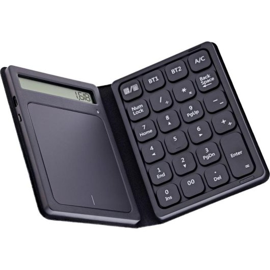 Tastiera InLine 55379G Bluetooth wireless con touchpad e tastierino numerico